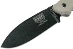 ESEE-LS-PE Laser Strike univerzális kés 12,7 cm, fekete, natúr Micarta, Kydex tok