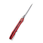 Kubey KU314J Ruckus Red zsebkés 8,4 cm, piros, G10, csat