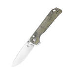 Kizer V5458C2 Begleiter(XL) Zöld zsebkés 10 cm, Stonewash, zöld, Micarta