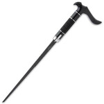 Gil Hibben GH5036B Hibben Sword Cane Midnight meč/palica 37,4 cm, čierna, drevo, oceľ