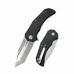 Kubey KU318A Bravo One Tanto kapesní outdoorový nůž 8,6 cm, černá, G10