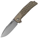 MKM MK MM-GCT MAXIMO vreckový nôž 8,2 cm, Stonewash, titán, zelená Canvas Micarta
