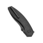 Kizer Ki4639A1 Doberrman Titanium vreckový nôž 9,3 cm, Black Stonewash, čierna, titán