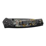 Herbertz 594712 jednoruční kapesní nůž 9cm, hliník, barevný asijský drak