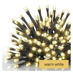D4FW01 Emos Lighting LED vianočná reťaz, 2,8 m, 3x AA, vonkajšia aj vnútorná, teplá biela, časovač