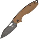 CRKT CR-5317B Pilar® III Barna zsebkés 7,5 cm, barna, G10