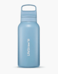 LGV41SBLWW Lifestraw Go 2.0 Stainless Steel Water Filter Bottle 1L Icelandic Blue