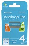 Panasonic Eneloop Lite AAA 550mAh nabíjacie batérie 4ks (BK-4LCCE/4BE)