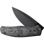 We Knife WE20025A-C Esprit zsebkés 8,3 cm, Black Stonewash, fekete, titán, szénszálas