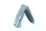 Ganzo Knife G722-OR univerzális zsebkés 9 cm, Stonewash, narancs, G10, acél