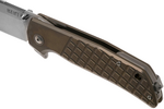 MKM MK MM-TBR MAXIMO vreckový nôž 8,2 cm, Stonewash, bronzová, titán 