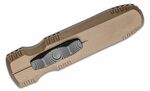 SOG-15-61-02-57 PENTAGON OTF – FDE automata kés 9,6 cm, fekete, barna, alumínium