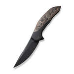 We Knife WE22008B-1 Merata vreckový nôž 9,4 cm, Black Stonewash, titán, meď, uhlíkové vlákno, LE