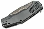 K-2061 Kershaw CANNONBALL zsebkés segédeszközzel 8,9 cm, Blackwash, szürke, acél