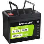 LFPGC12V60AH zöldcellás akkumulátor CUBE LiFePO4 60Ah 12.8V 768Wh