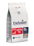 EXCLUSION HEPS02 HEPATIC SMALL BREEDS veterinární krmivo 2kg, vepřové/rýže/hrách