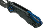 MKM MK FX03-2PBK ISONZO Cleaver zsebkés 4,9 cm, Idroglider, fekete, FRN