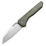 CIVIVI C23060-2 Nugz kapesní nůž 8 cm, Satin, zelená, Micarta