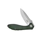 Kubey KU314N Ruckus Green vreckový nôž 8,4 cm, tmavozelená, Micarta