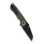 Kizer V3508A3 Critical Mini Green vreckový nôž 7,6 cm, čierna, zelená, G10