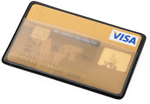 Troika CardSaver puzdro na bankovky a karty čierna CAS01/BK
