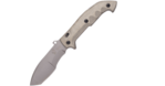Fox Knives FX-500 Tracker Meskwaki zatvárací taktický nôž 13,5 cm, zelená, Micarta, puzdro Cordura