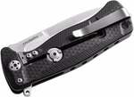 SR22A BS LionSteel SR FLIPPER BLACK Aluminum nůž, RotoBlock, satin finish blade Sleipner