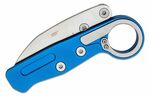 CRKT CR-4050 Provoke® Blue vreckový nôž 6,5 cm, modrá, hliník