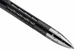 NY FC GYS LionSteel Twist Pen Titanium GREY SHINE with Carbon Fiber. Fisher Space refill