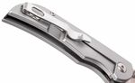 CRKT CR-6135 Oxcart Silver vreckový nôž 7,8 cm, celooceľový