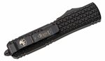 Microtech 122-2SL Ultratech Sith Lord Part Serr. automata gyűjtőkés 8,8 cm, fekete, alumínium