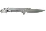 CRKT CR-7076 UP & AT 'EM™ SILVER kapesní nůž 9,2 cm, celoocelový