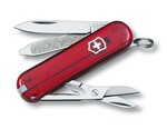 Victorinox 0.6223.T Classic multifunkční nůž 58 mm, červená, 7 funkcí