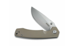 Kubey KU901D Calyce Tan vreckový nôž 8,3 cm, hnedá, G10