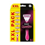 7001147X Wilkinson QUATTRO FOR WOMEN holiaci strojček + 6 čepieľok XXL