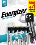 Energizer Max Plus AAA alkáli elem 4 + 1 5db E303321100