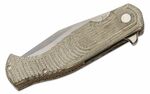 FX-524 G FOX kések EAST WOOD TIGER FOLD. KÉS, ACÉL D2 PENGE KŐMOSOTT, ZÖLD VÁSZON MICARTA HD