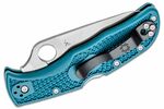 Spyderco C243FPK390 Endela Lightweight Blue zsebkés 8,7 cm, kék, FRN