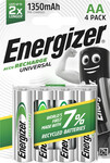 Energizer Universal AA 1300mAh 4ks nabíjecí baterie EHR014