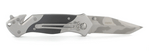 Herbertz 226912 vreckový záchranársky nôž 8,6 cm, nerez, čierna, G10