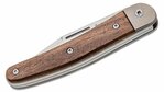 JK2 ST LionSteel M390 Clip blade, screw driver blade, Santos wood Handle, Ti Bolster & liners