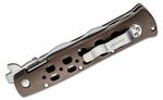 Cold Steel 26SK4 4" Ti-Lite Plain vreckový nôž 10,2 cm, hnedá, Zy-Ex