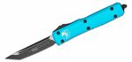 Microtech 123-1TQ Ultratech Black Standard Turquoise automatický nôž 8,8 cm, čierna, tyrkys, hliník