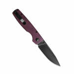 Kizer V3605C3 Eredeti Red Richlite zsebkés 7,6 cm, fekete, piros, Richlite (kompozit)