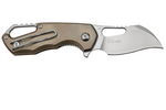 MKM MK FX03M-1TBR ISONZO Hawkbill zsebkés 4,9 cm, kőmosott, bronz, titán