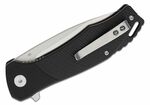 QSP Knife QS122-C1 Raven Black vreckový nôž 8,6 cm, satin, čierna, G10