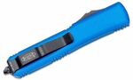 Microtech 122-3BL Ultratech Blue Full Serrated automatický nůž 8,8 cm, černá, modrá, hliník