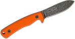 ESEE-AGK-OR ESEE HUNTING KNIFE lovecký nôž 8,9 cm, Black Stonewash, oranžová, G10, kožené puzdro