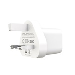 XO fali töltő UK CE01 PD 20W 1x USB-C, fehér (GSM171584)