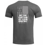 K09012-AF-08WG-Wolf-Grey-2XL Pentagon Ageron T-Shirt American Flag